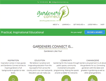 Tablet Screenshot of gardenersconnect.org